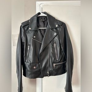 Zara faux leather Moto jacket